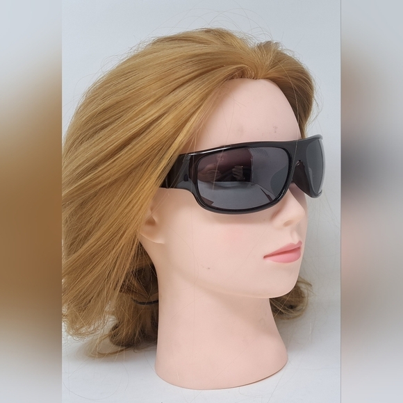 Gucci Womens GG1568/S Rectangle Wrap Sunglasses Brown Grey Vintage Y2K 64-15-110 - Picture 2 of 16